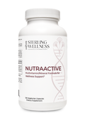 Supplement bottle labeled 'Nutraactive' by Sterling Wellness on a white background